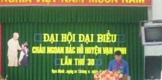 Dai hoi dai bieu chau ngoan bac ho Huyen Van Ninh