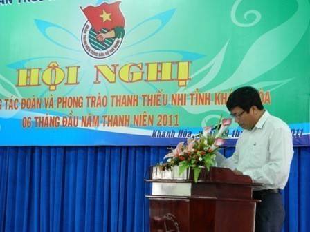 Đ/c Phạm Minh Chánh, UVBTV, Trưởng Ban Dân vận Tỉnh Ủy phát biểu tại hội nghị Đ/c Phạm Minh Chánh, UVBTV, Trưởng Ban Dân vận Tỉnh Ủy phát biểu tại hội nghị