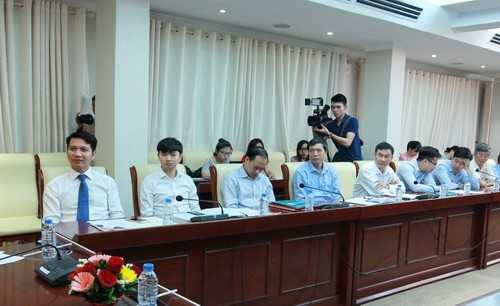Đồng chí Nguyễn Ngọc Lương - Bí thư BCH Trung ương Đoàn tham dự buổi họp báo