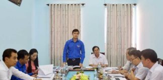 Đồng chí Bùi Quang Huy phát biểu đánh giá công tác chuẩn bị Đại hội