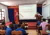Đ/c Nguyễn Văn Á - Phó Chủ tịch Hội Cựu chiến binh tỉnh Khánh Hòa ôn truyền thống cho đoàn viên thanh niên Khối các cơ quan
