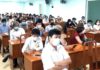 Buổi tập huấn có sự tham sự của Lãnh đạo nhà trường và cùng với tất cả cán bộ, nhân viên trong nhà Trường