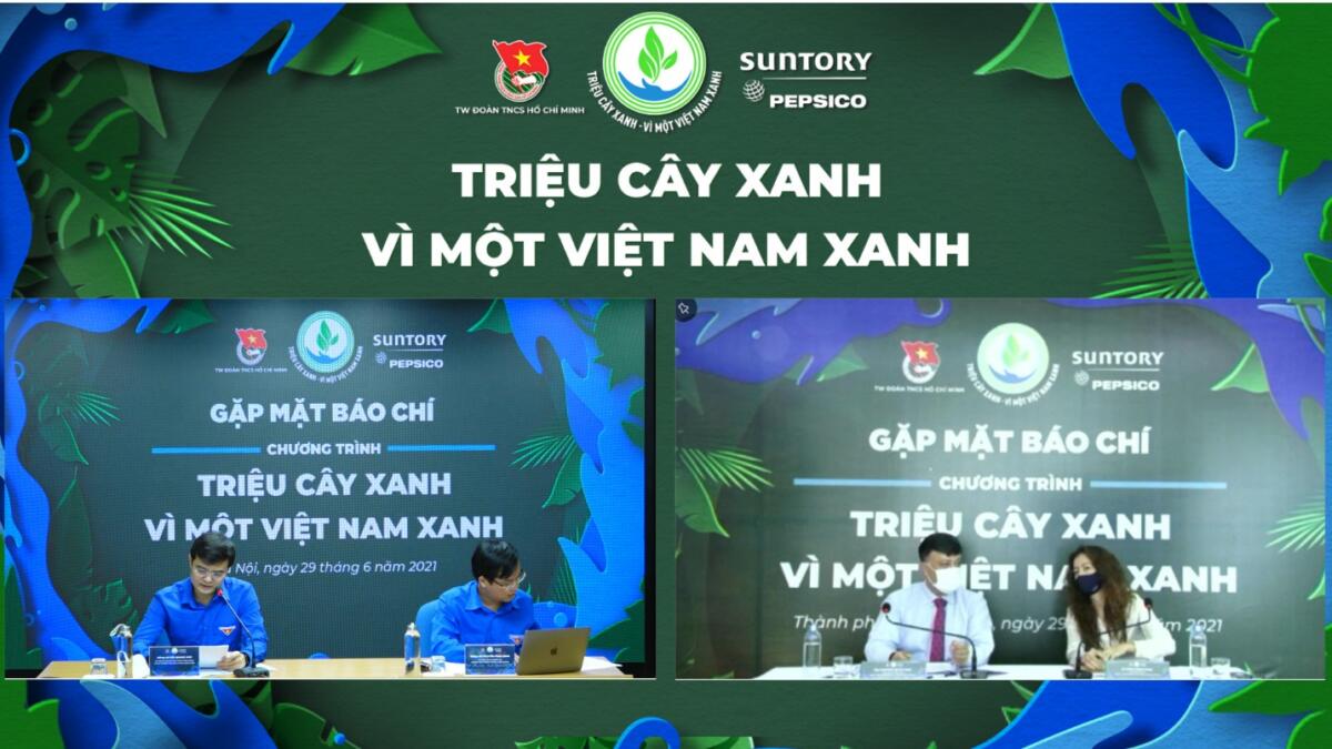 Trung ương Đoàn TNCS Hồ Chí Minh và Công ty TNHH Suntory PepsiCo trả lời báo chí